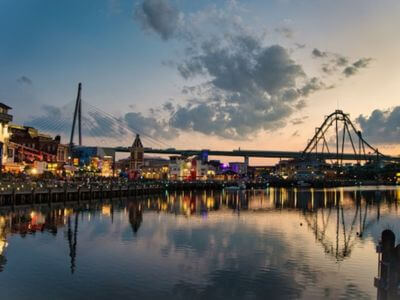 夕方のUSJ