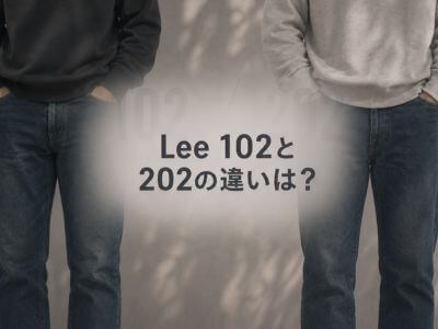 デニム姿の男性のシルエット