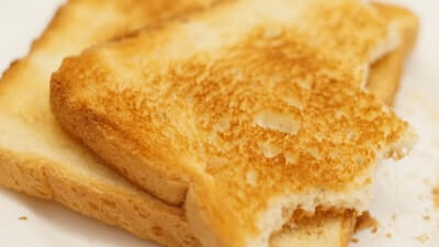 美味しそうなトースト